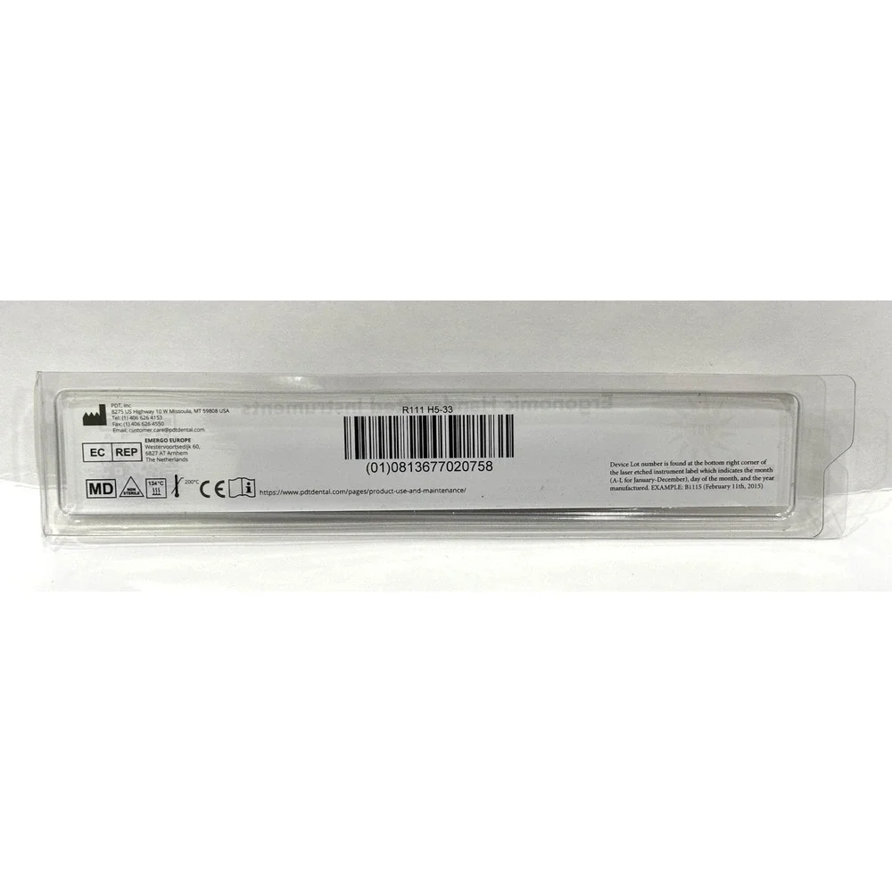 PDT H5-33 Jacquette Anterior Dental Scaler R111 Purple New Sealed
